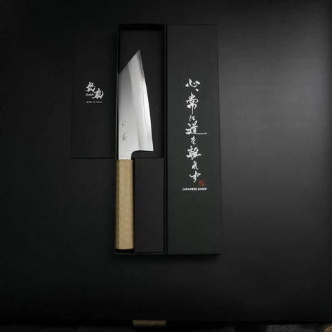 Bunka VG-10 Polished White Urushi Handle 165mm