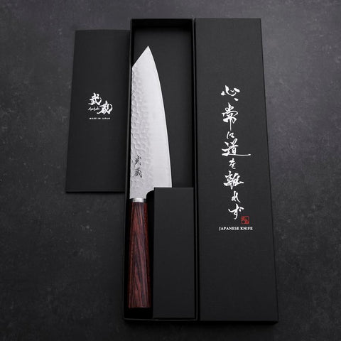 Bunka VG-10 Tsuchime Oval Mahogany Handle 180mm