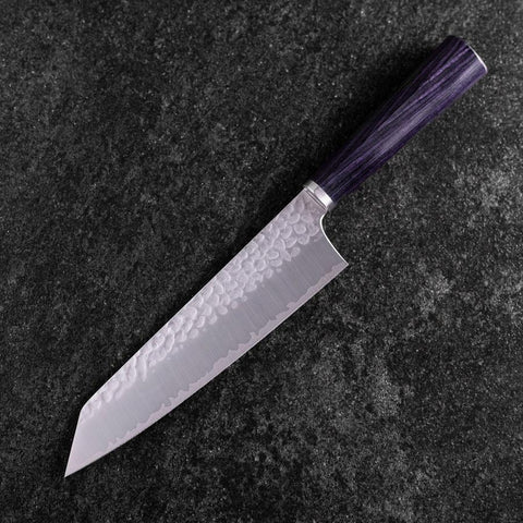 Bunka VG-10 Tsuchime Oval Purple Handle 180mm