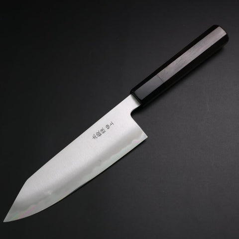 Bunka White Steel #2 Bokashi Buffalo Ebony Handle 165mm