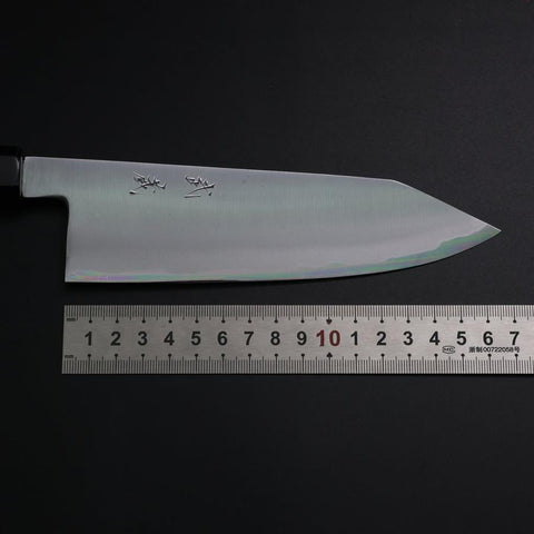 Bunka White Steel #2 Bokashi Buffalo Ebony Handle 165mm