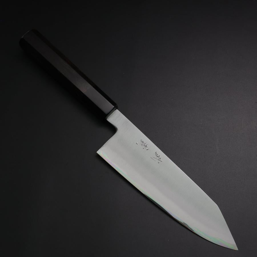 Bunka White Steel #2 Bokashi Buffalo Ebony Handle 165mm