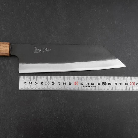 Bunka White Steel #2 Kurouchi Oak Handle 190mm
