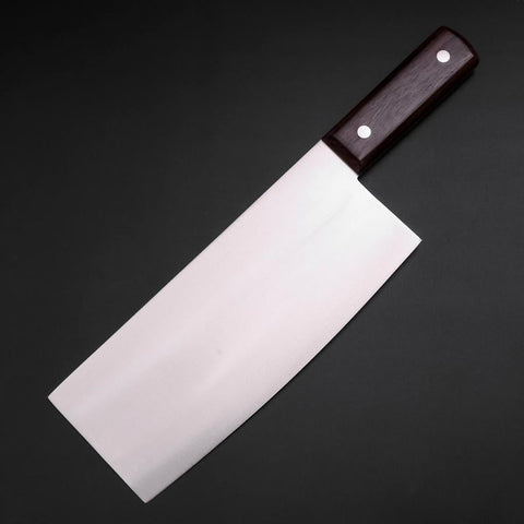 Chinese Cleaver SK Steel Polished Cherry Handle 220mm