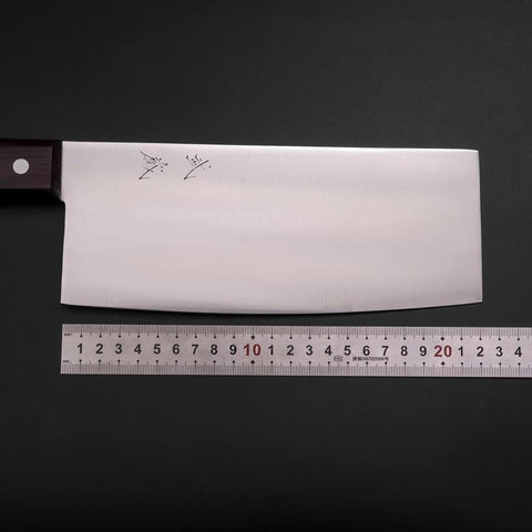 Chinese Cleaver SK Steel Polished Cherry Handle 220mm