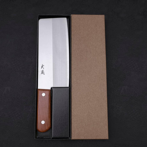 Chinese Cleaver VG-10 Damascus Cherry Handle 180mm