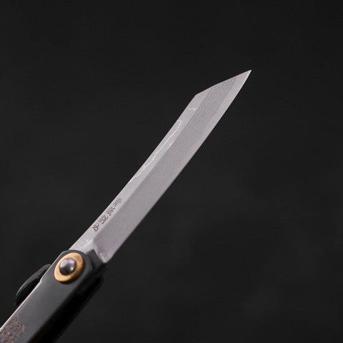 Damast Schwarz Higonokami Aogami 100mm