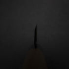 Deba Blue Steel #1 Kasumi Buffalo Teak Handle 135mm (5.3”)-[Musashi]-[Japanese-Kitchen-Knives]
