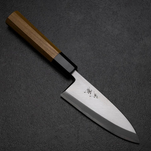 Deba Blue Steel #1 Kasumi Buffalo Teak Handle 135mm