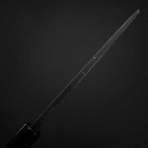 Deba Blue Steel #2 Kurouchi Chokin Dragon Buffalo Ebony Handle 150mm
