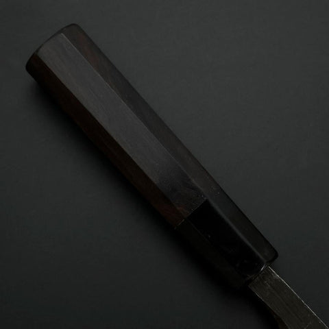 Deba Blue Steel #2 Kurouchi Chokin Dragon Buffalo Ebony Handle 150mm