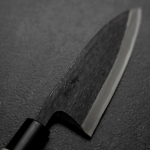 Deba Blue Steel #2 Kurouchi Magnolia Handle 120mm