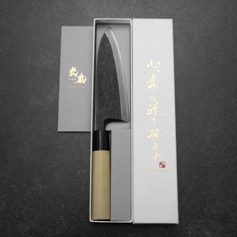 Deba Blue Steel #2 Kurouchi Magnolia Handle 150mm