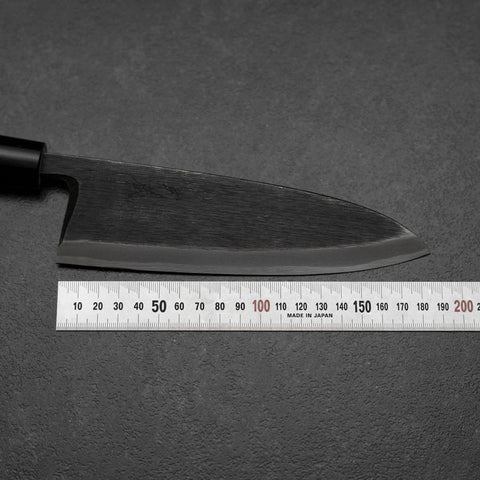 Deba Blue Steel #2 Kurouchi Magnolia Handle 180mm