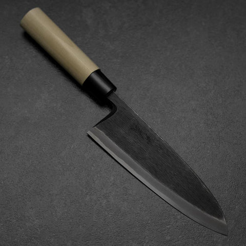 Deba Blue Steel #2 Kurouchi Magnolia Handle 180mm