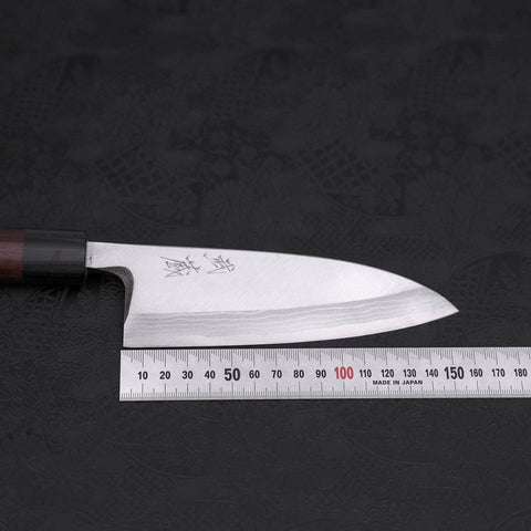Deba Blue Steel #2 Damascus Shitan Handle 150mm