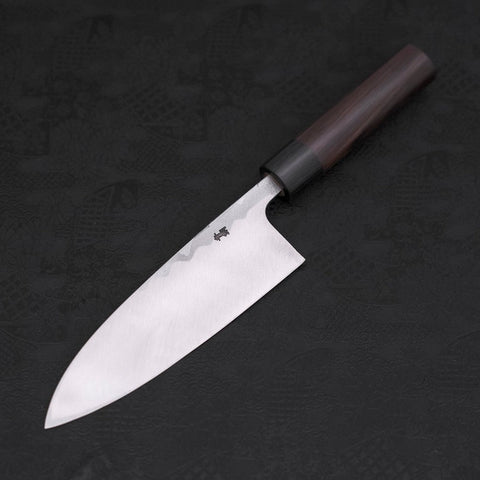 Deba Blue Steel #2 Damascus Shitan Handle 180mm