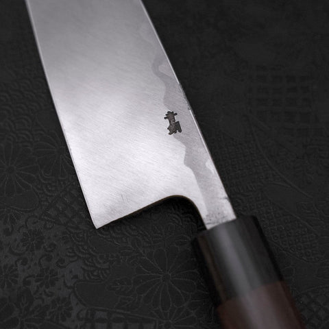 Deba Blue Steel #2 Damascus Shitan Handle 180mm