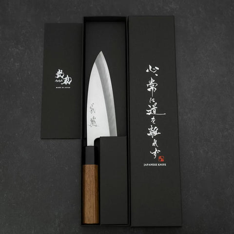 Deba Blue Steel #2 Kasumi Manico Noce 150mm