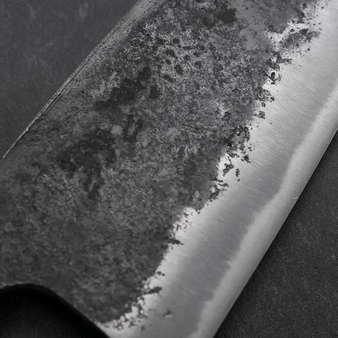 Deba Blue Steel #2 Kurouchi Buffalo Magnolia Handle 170mm