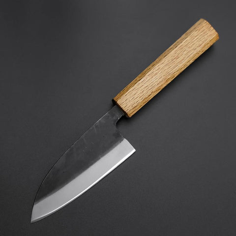 Deba Double Bevel White Steel #2 Kurouchi Oak Handle 105mm