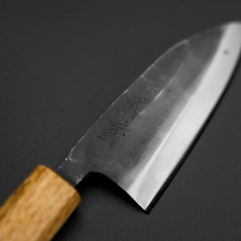 Deba Double Bevel White Steel #2 Kurouchi Oak Handle 105mm