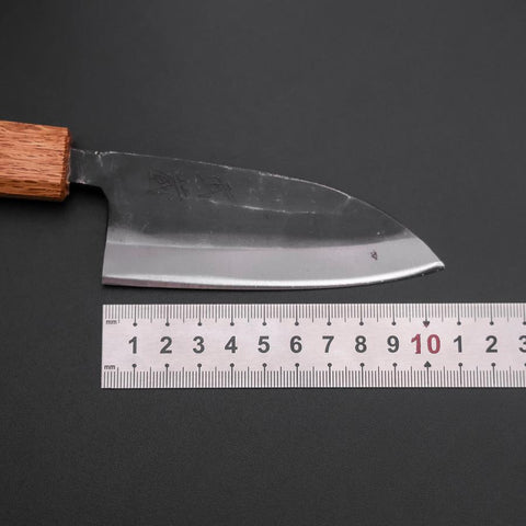 Deba Double Bevel White Steel #2 Kurouchi Oak Handle 105mm