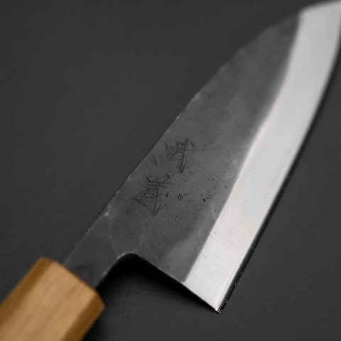 Deba Double Bevel White Steel #2 Kurouchi Oak Handle 120mm