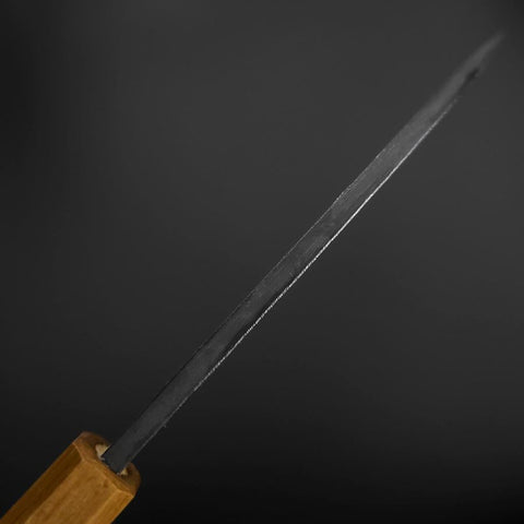 Deba Double Bevel White Steel #2 Kurouchi Oak Handle 120mm