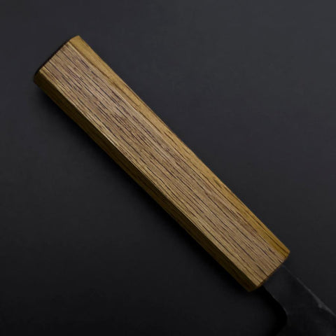 Deba Double Bevel White Steel #2 Kurouchi Oak Handle 120mm
