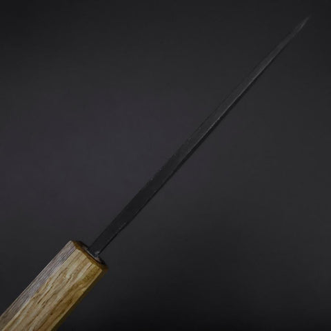 Deba Double Bevel White Steel #2 Kurouchi Oak Handle 130mm