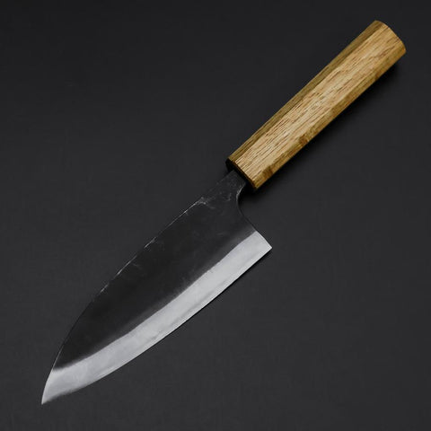 Deba Double Bevel White Steel #2 Kurouchi Oak Handle 150mm