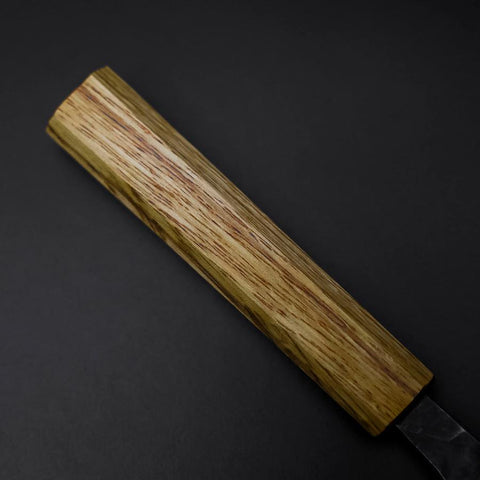 Deba Double Bevel White Steel #2 Kurouchi Oak Handle 180mm