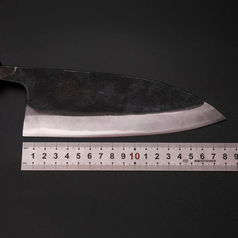 Deba Double Bevel White Steel #2 Kurouchi Oak Handle 180mm