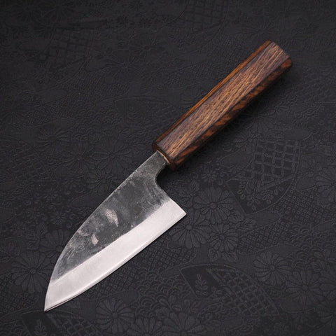 Deba Double Bevel White Steel #2 Kurouchi Sumi Urushi Handle 105mm