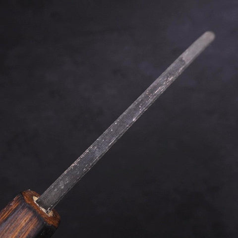 Deba Double Bevel White Steel #2 Kurouchi Sumi Urushi Handle 105mm