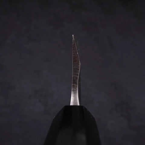 Deba Left Hand Silver Steel #3 Kasumi Buffalo Ebony Handle 165mm