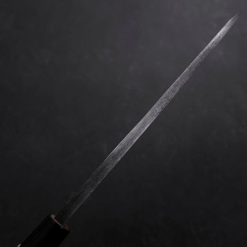Deba Left Hand White Steel #2 Kurouchi Tsuchime Cherry Handle 180mm