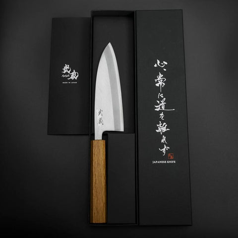 Deba SK Steel Kasumi Oak Handle 150mm