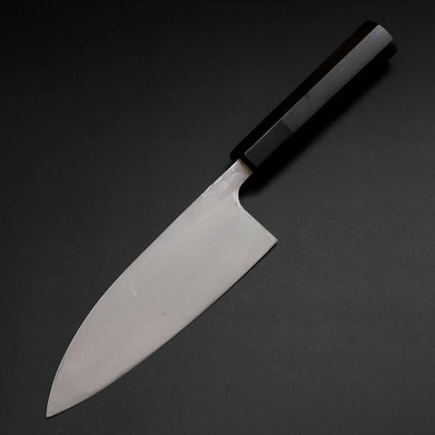 Deba Silver Steel #3 Kasumi Buffalo Ebony Handle 165mm