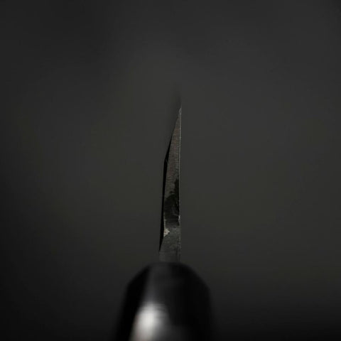 Deba Silver Steel #3 Kasumi Buffalo Ebony Handle 180mm