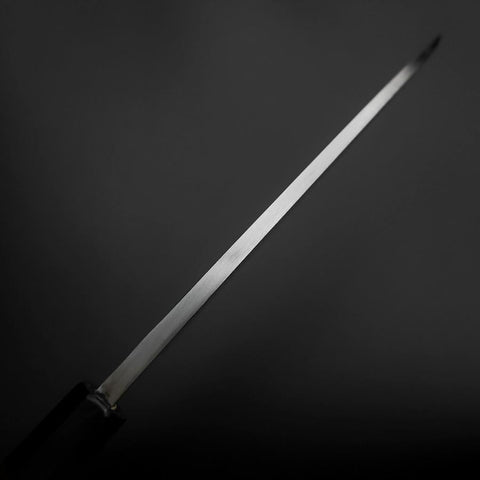 Deba Silver Steel #3 Kasumi Buffalo Ebony Handle 180mm