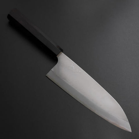 Deba Silver Steel #3 Kasumi Buffalo Ebony Handle 210mm