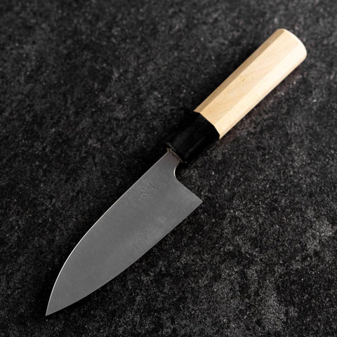 Deba Silver Steel #3 Kasumi Buffalo Magnolia Handle 120mm