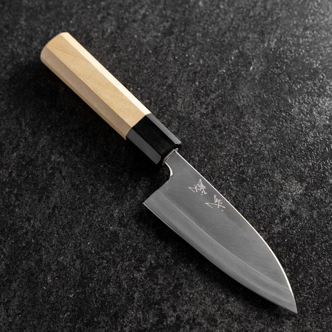 Deba Silver Steel #3 Kasumi Buffalo Magnolia Handle 120mm