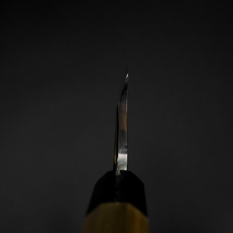 Deba Silver Steel #3 Kasumi Buffalo Magnolia Handle 180mm