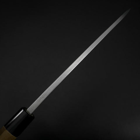 Deba Silver Steel #3 Kasumi Buffalo Magnolia Handle 180mm