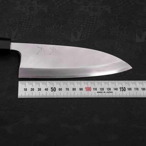 Deba Silver Steel #3 Kasumi Buffalo Teak Handle 165mm