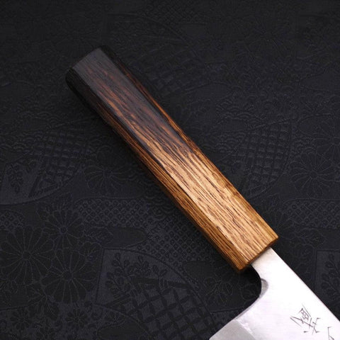 Deba Silver Steel #3 Kasumi Yaki Urushi Handle 150mm