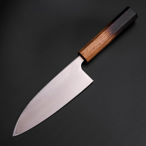 Deba Silver Steel #3 Kasumi Yaki Urushi Handle 165mm